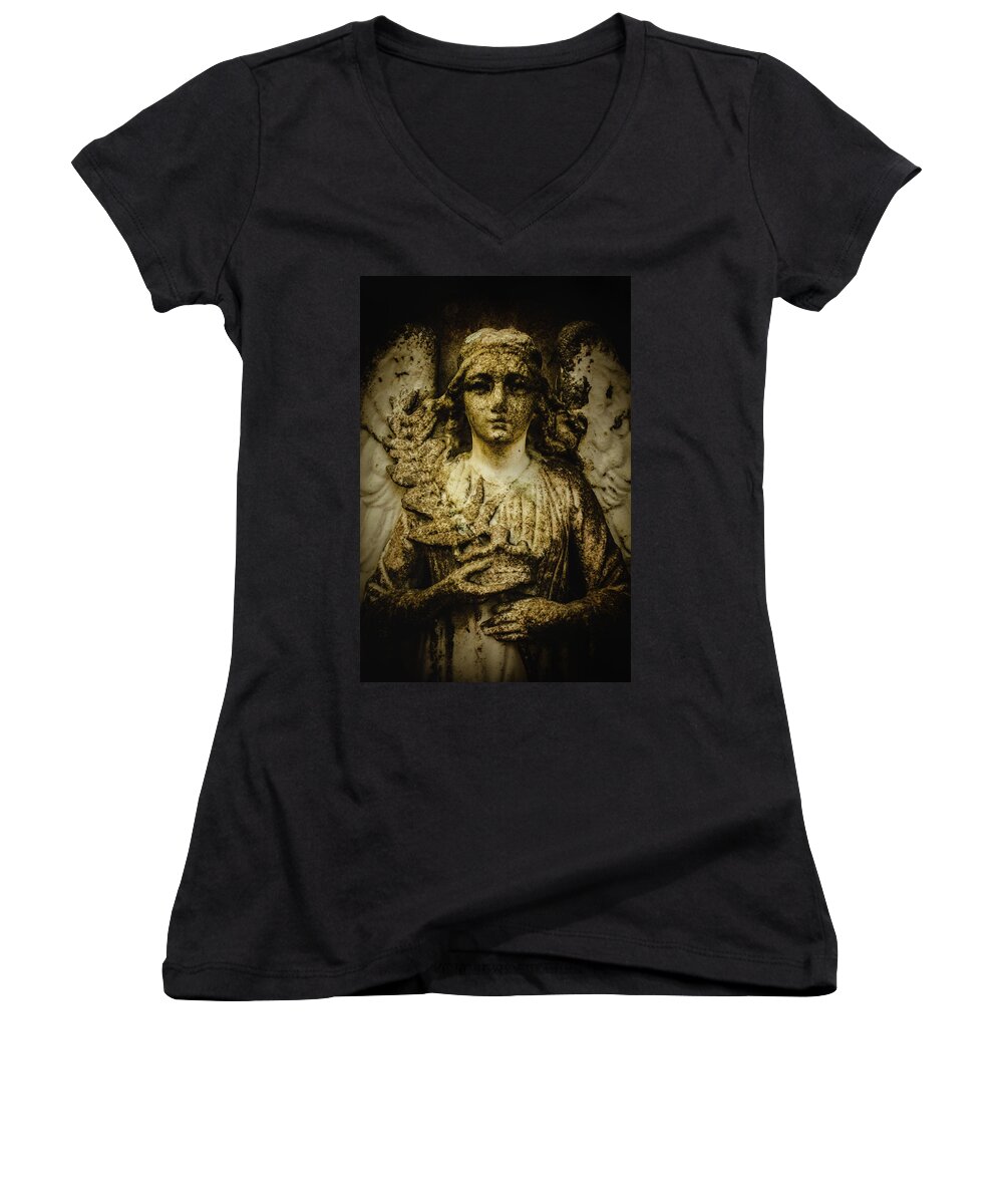 Angle Women's V-Neck featuring the photograph Triumph by Jessica Brawley