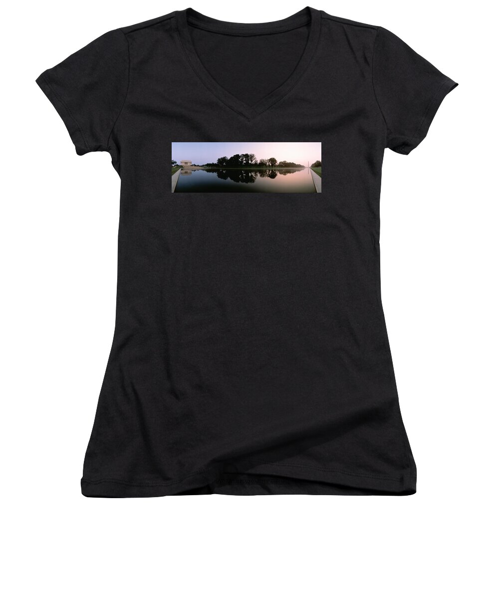 Photography Women's V-Neck featuring the photograph Washington Dc by Panoramic Images