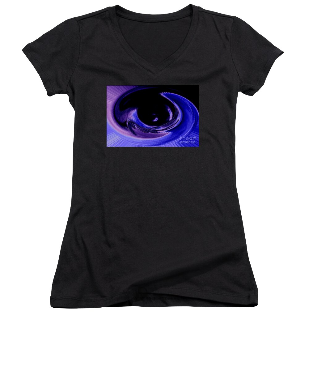 Color Photography Women's V-Neck featuring the photograph EnVision #1 by Sue Stefanowicz