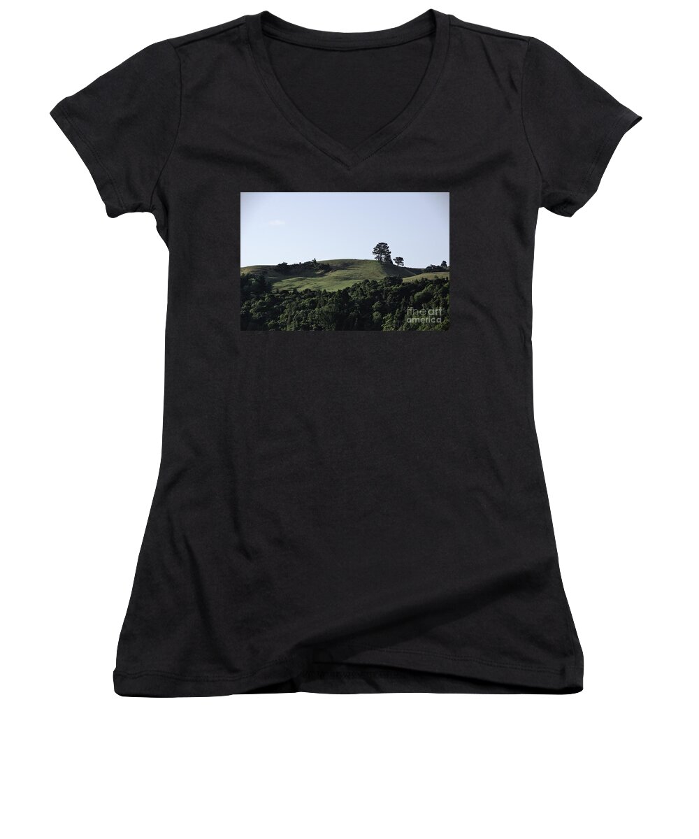 New Zealand Women's V-Neck featuring the photograph Somewhere in New Zealand #2 by Yurix Sardinelly