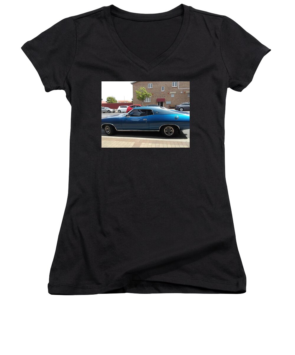 Car Women's V-Neck featuring the photograph Car #21 by Jackie Russo