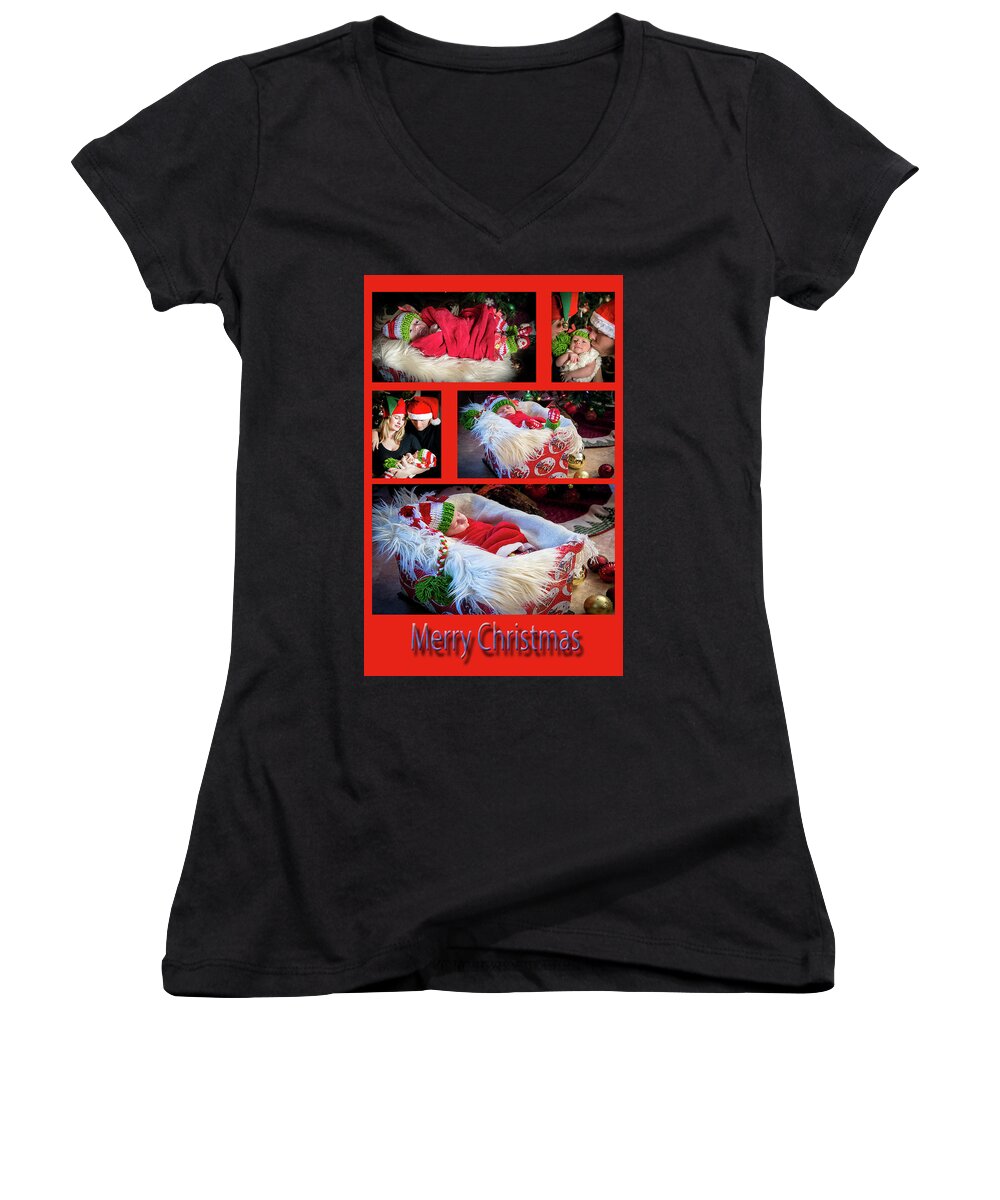 Merry Christmas Women's V-Neck featuring the photograph Merry Christmas #7 by Ivete Basso Photography