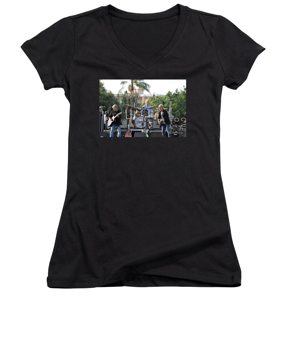 America Women's V-Neck featuring the photograph America by John Black