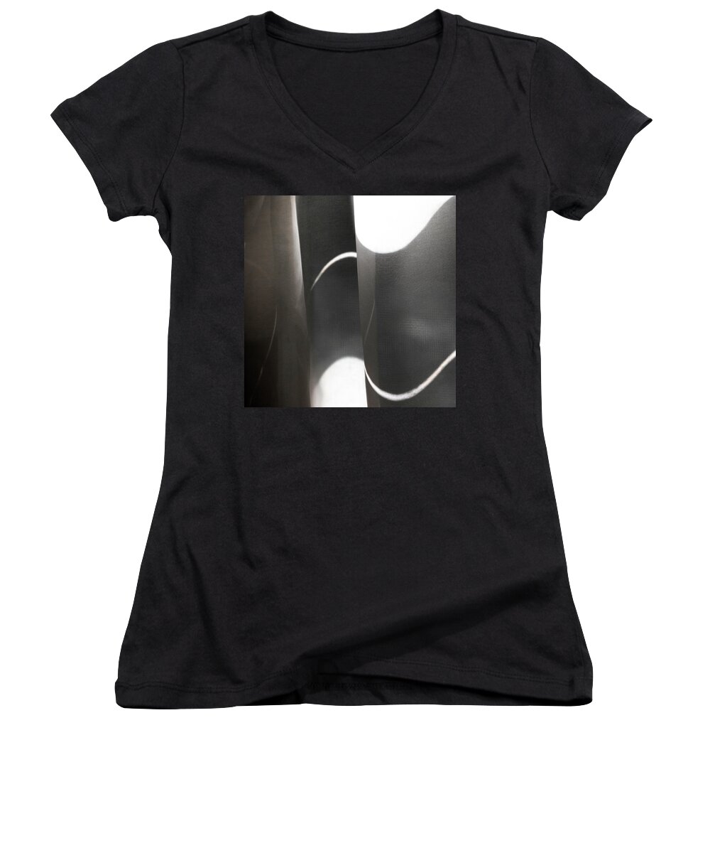 Curve Over Curve Women's V-Neck featuring the photograph CURVE over curve - by Julie Weber