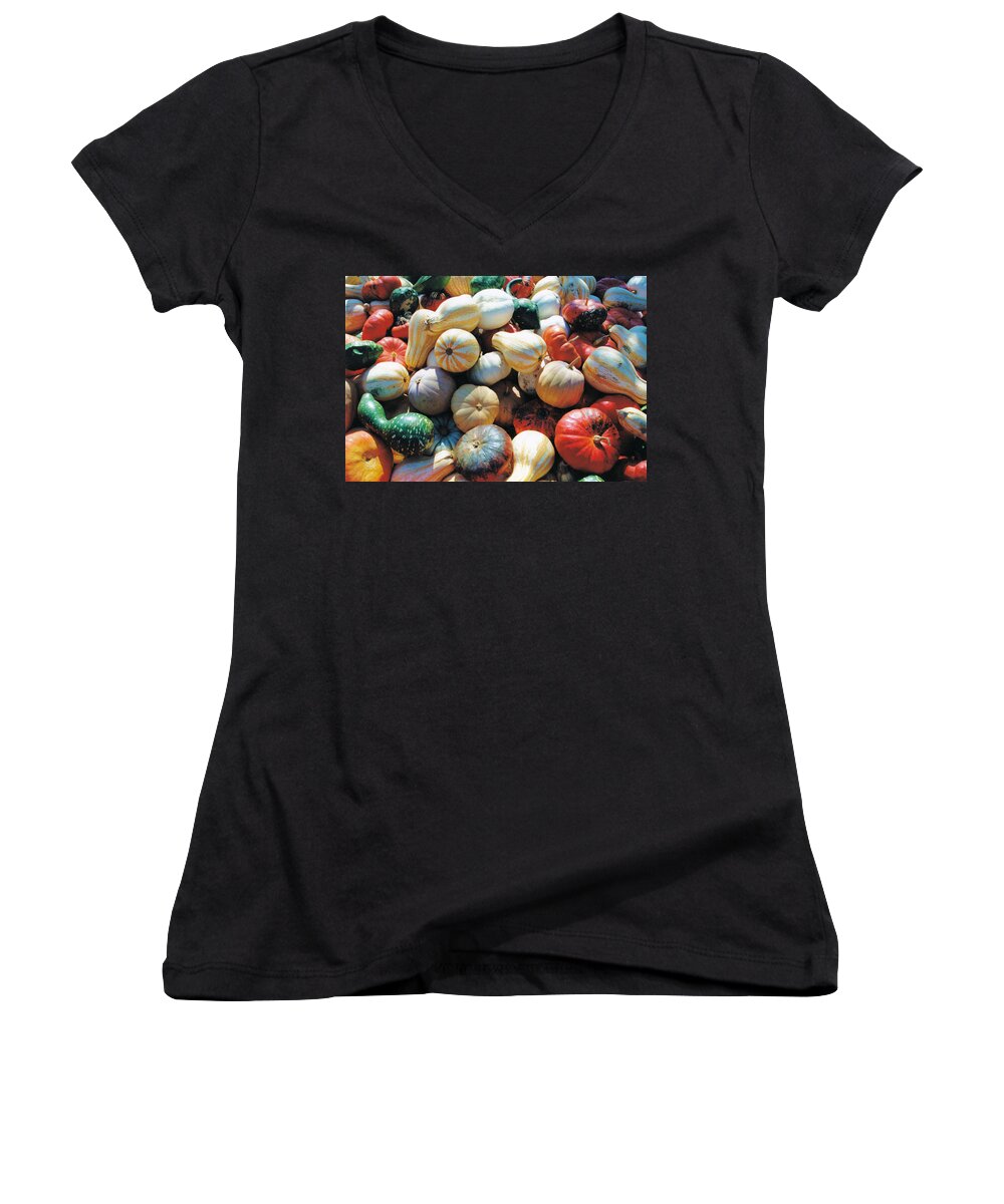 Still Life Women's V-Neck featuring the photograph Fiesta by Jan Amiss Photography