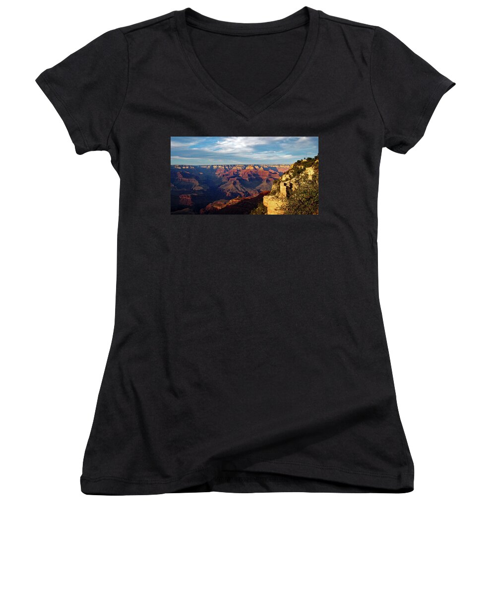 Grand Canyon Women's V-Neck featuring the photograph Grand Canyon No. 2 by Sandy Taylor