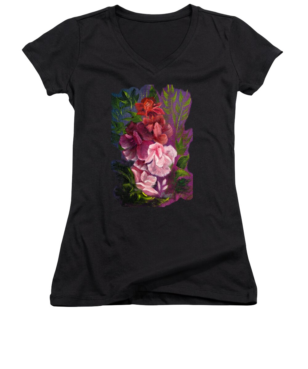 Texas Women's V-Neck featuring the photograph Lavender Blush by Erich Grant