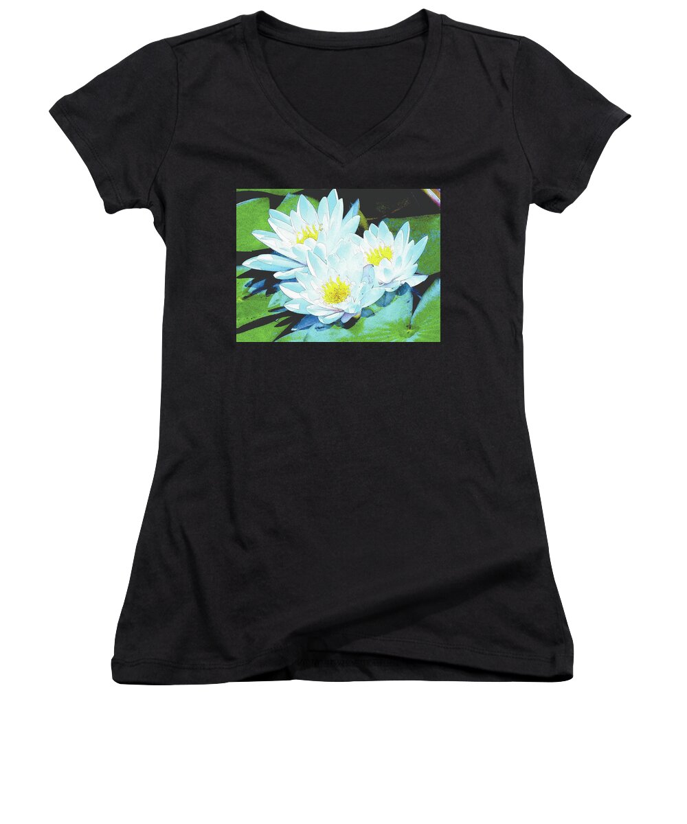 Water Women's V-Neck featuring the photograph Meliora by Char Szabo-Perricelli