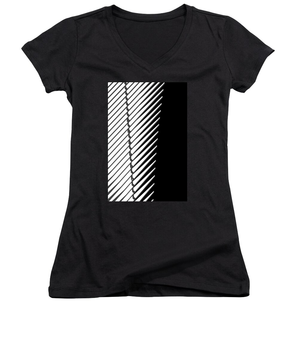 Oculus Women's V-Neck featuring the photograph Oculus No. 3-1 by Sandy Taylor