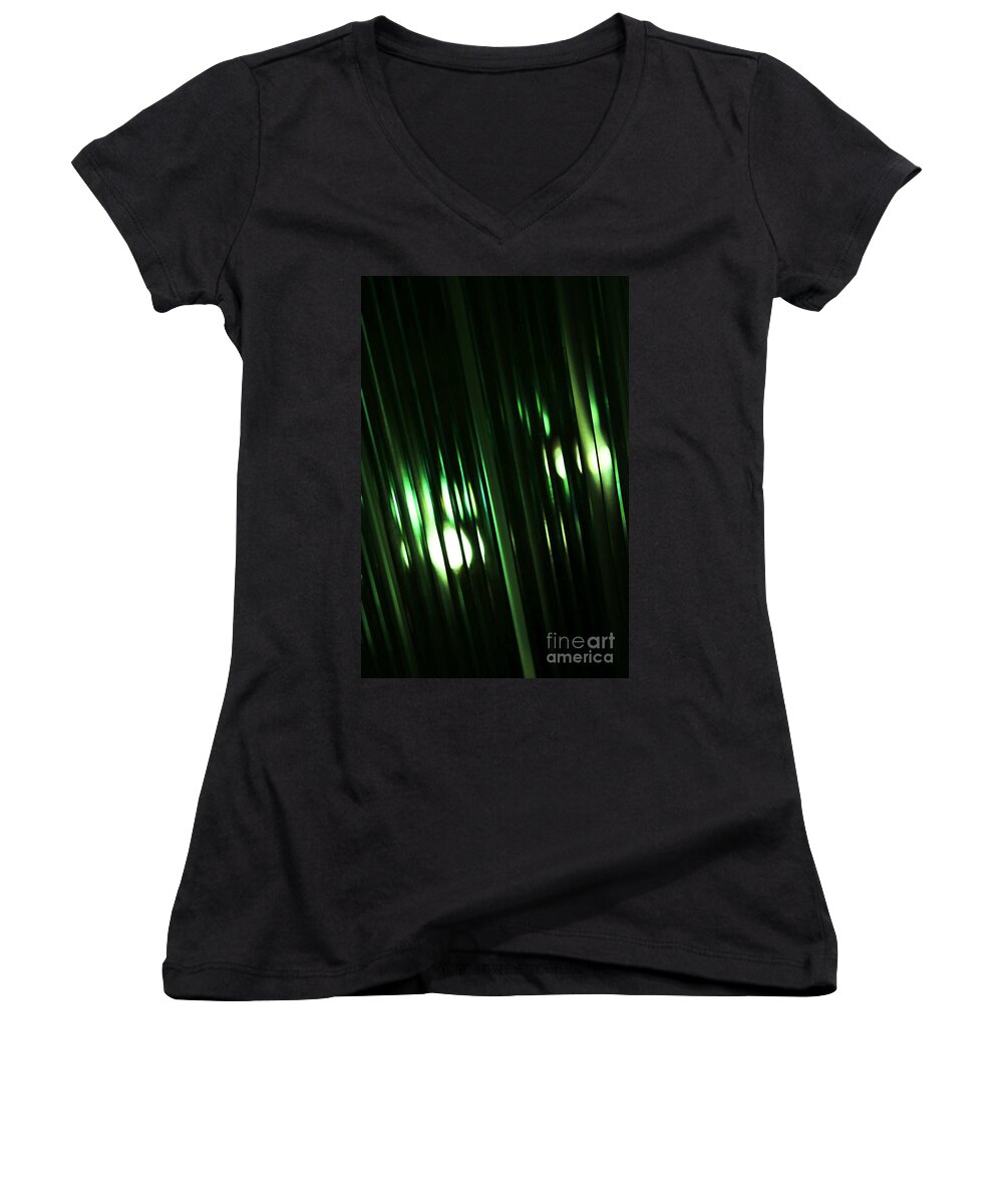 Glass Women's V-Neck featuring the photograph Oz by Linda Shafer