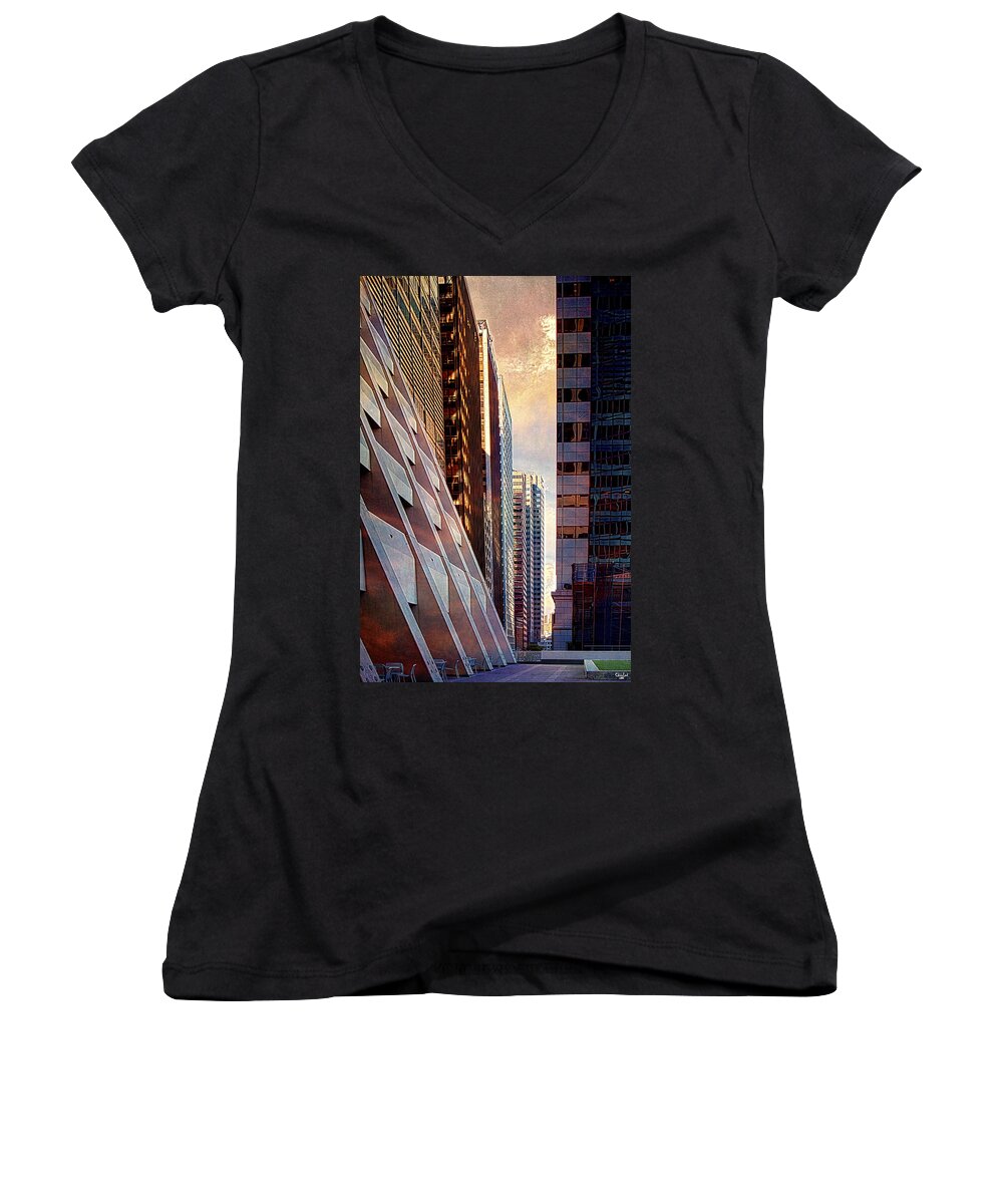Elevated Acre Women's V-Neck featuring the photograph The Elevated Acre by Chris Lord
