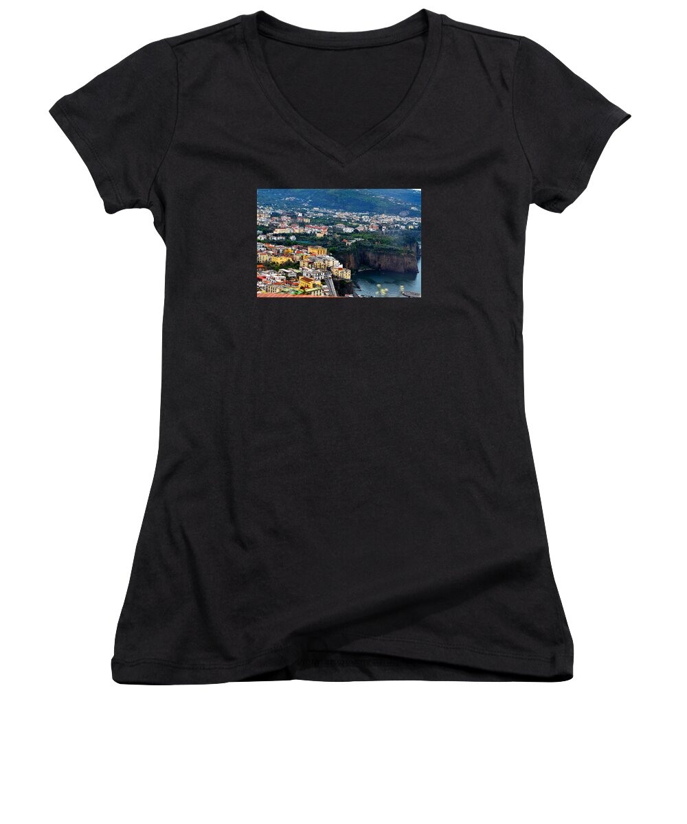 Scenic View Women's V-Neck featuring the photograph View From My Window by Richard Ortolano