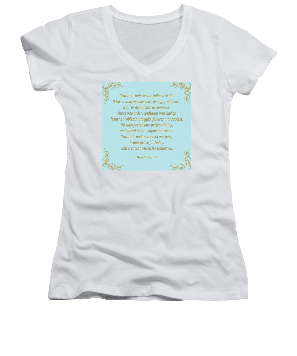 Melodie Beattie Women's V-Neck featuring the photograph 115- Melodie Beattie by Joseph Keane