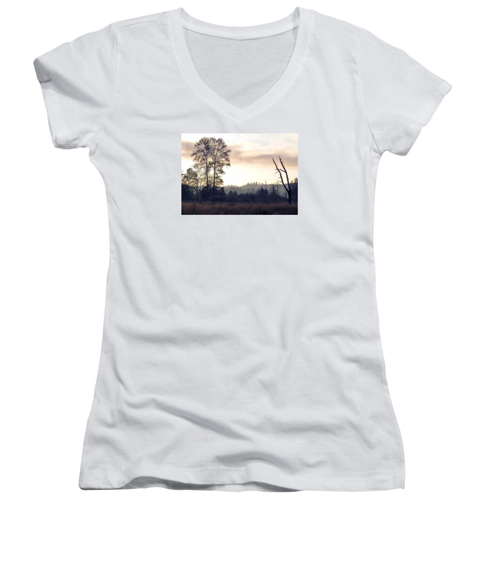 Nature Women's V-Neck featuring the photograph Carpe Diem by I'ina Van Lawick