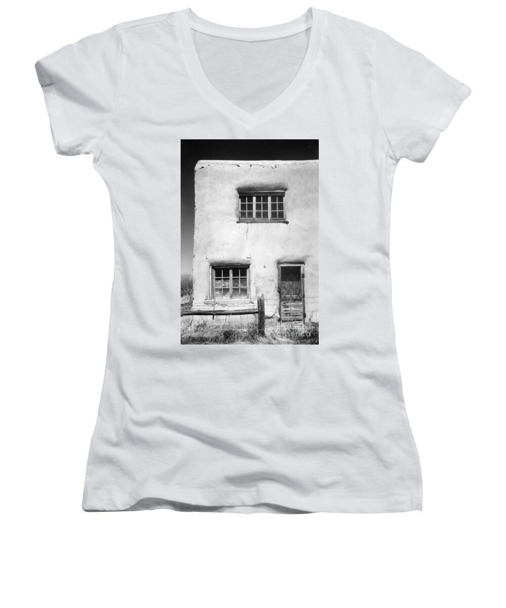 Building Women's V-Neck featuring the photograph Deserted by Crystal Nederman