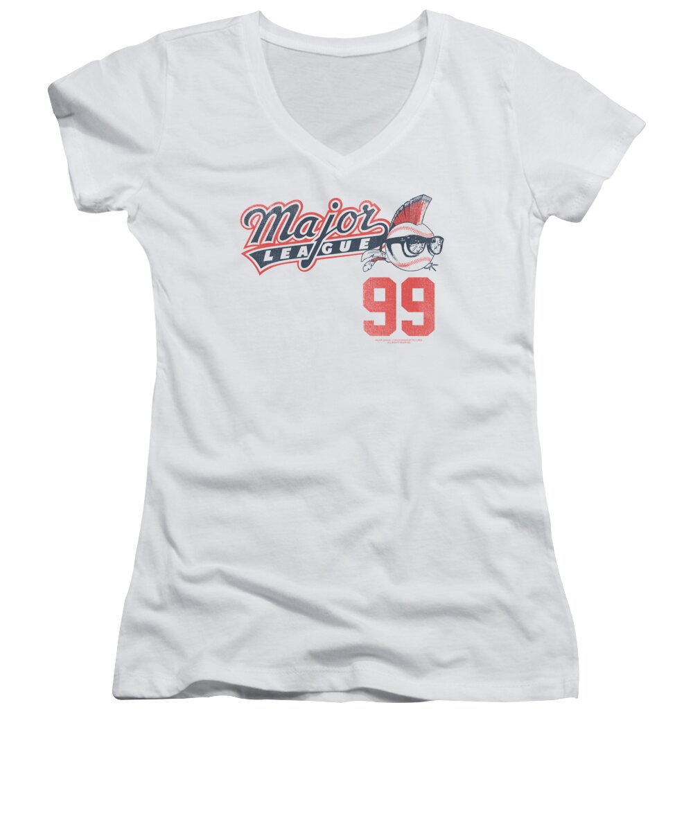 Major League Women's V-Neck featuring the digital art Major League - 99 by Brand A