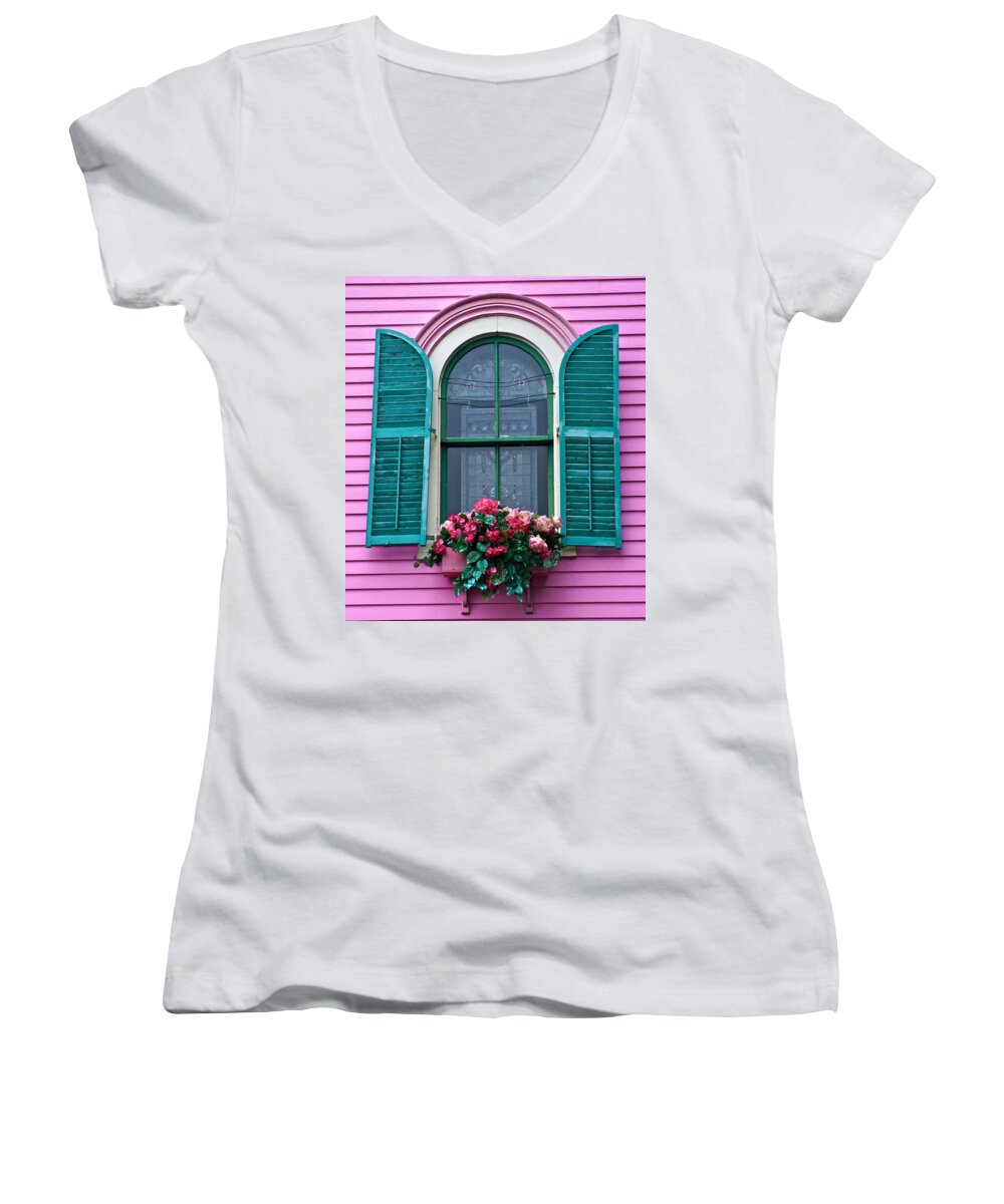 Cape Cod Women's V-Neck featuring the photograph On The Cape by Ira Shander