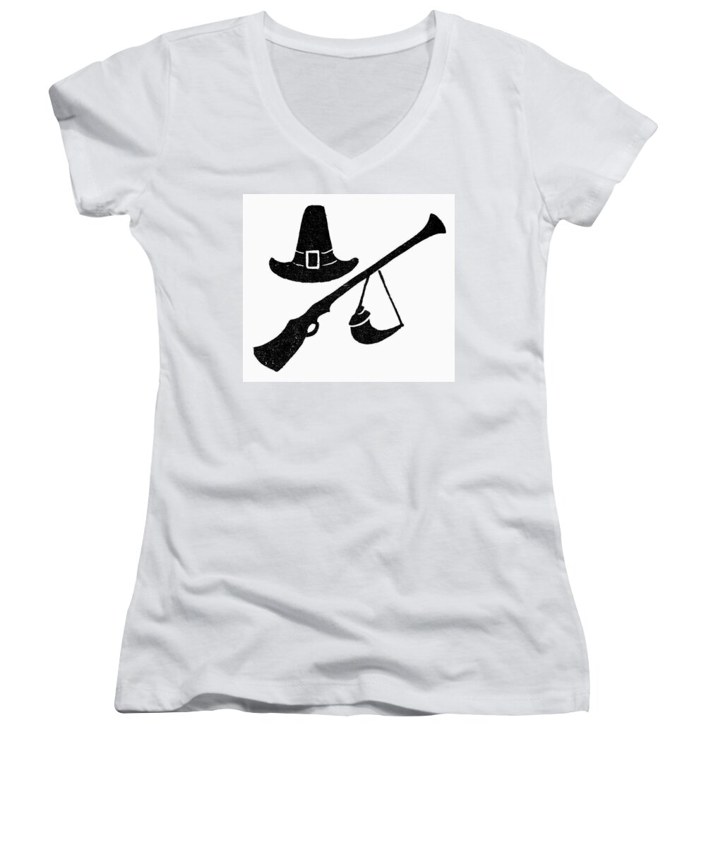 American Women's V-Neck featuring the photograph Symbol: Thanksgiving #1 by Granger