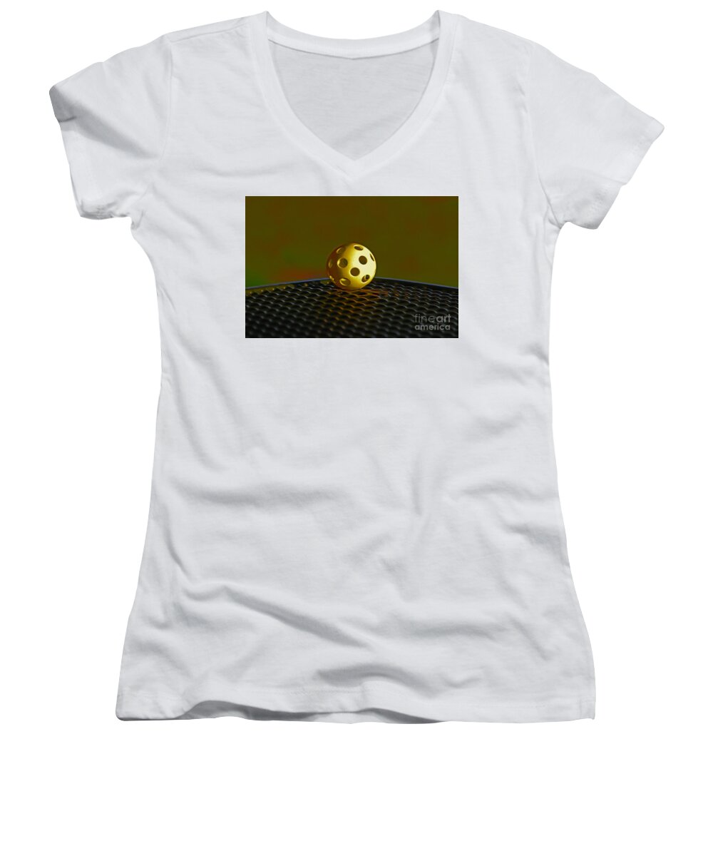  Paintings Women's V-Neck featuring the photograph 9- Perspective by Joseph Keane