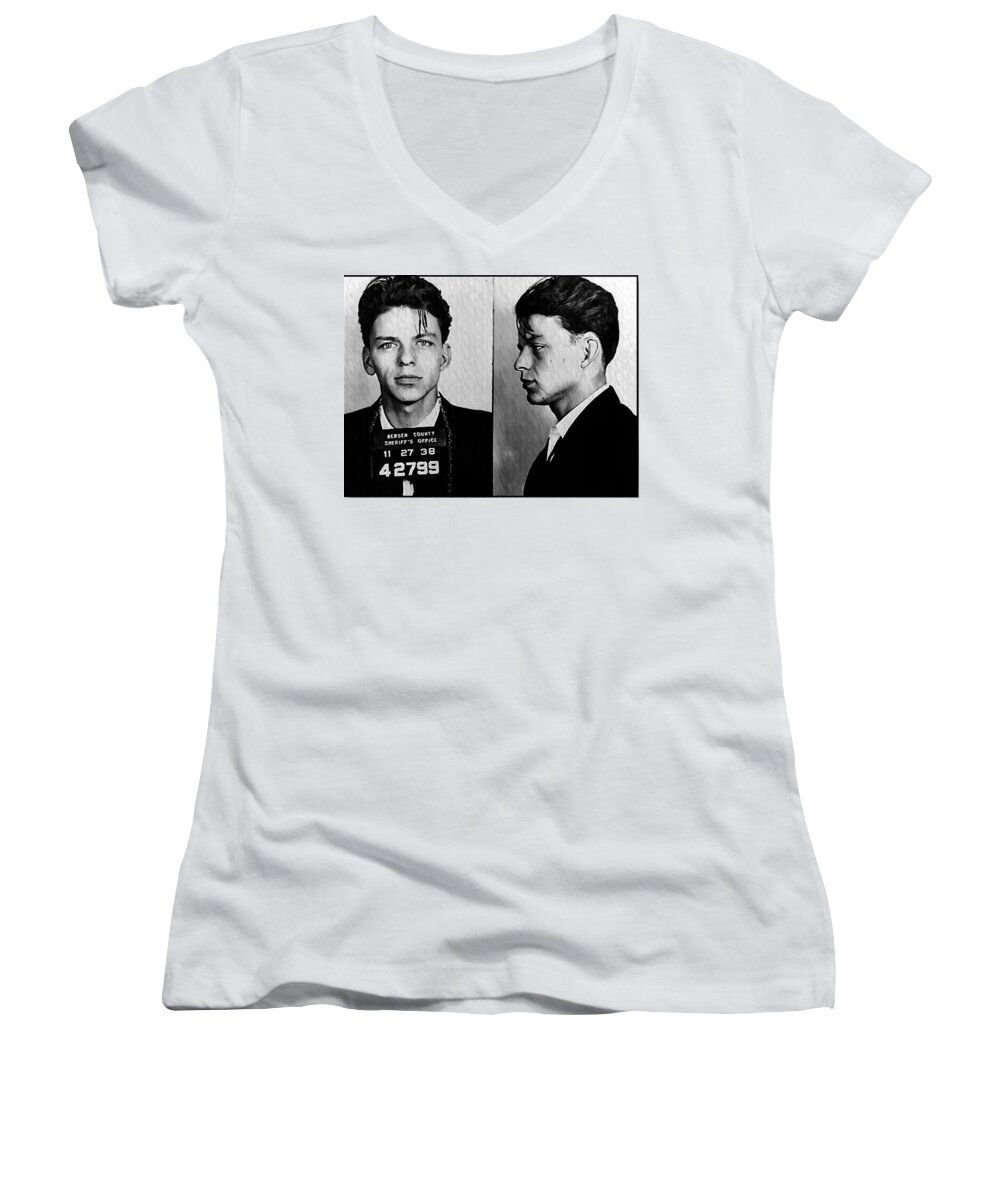 His Way Women's V-Neck featuring the photograph His Way by Digital Reproductions