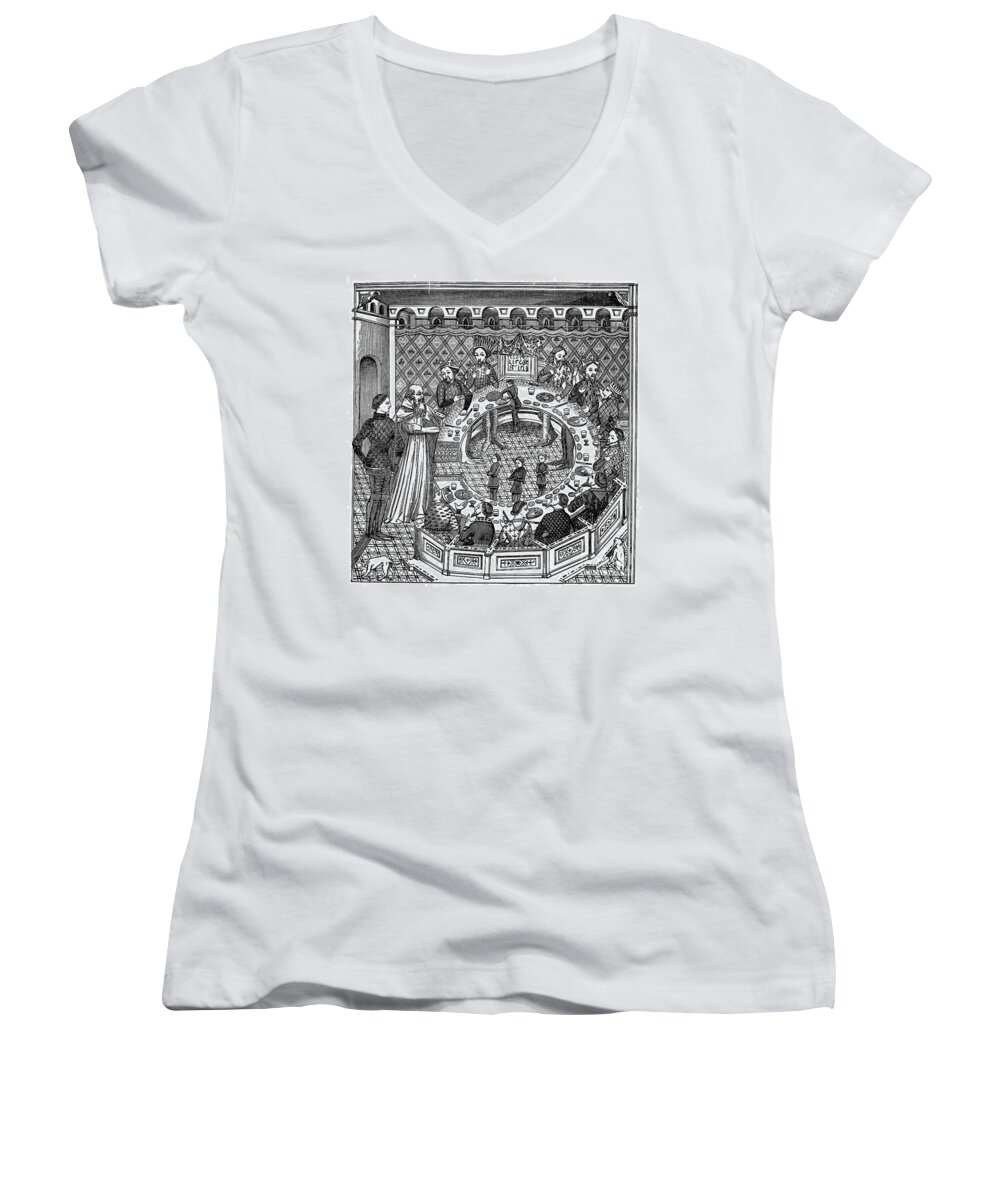 Arthurian Women's V-Neck featuring the photograph King Arthur & Knights by Granger
