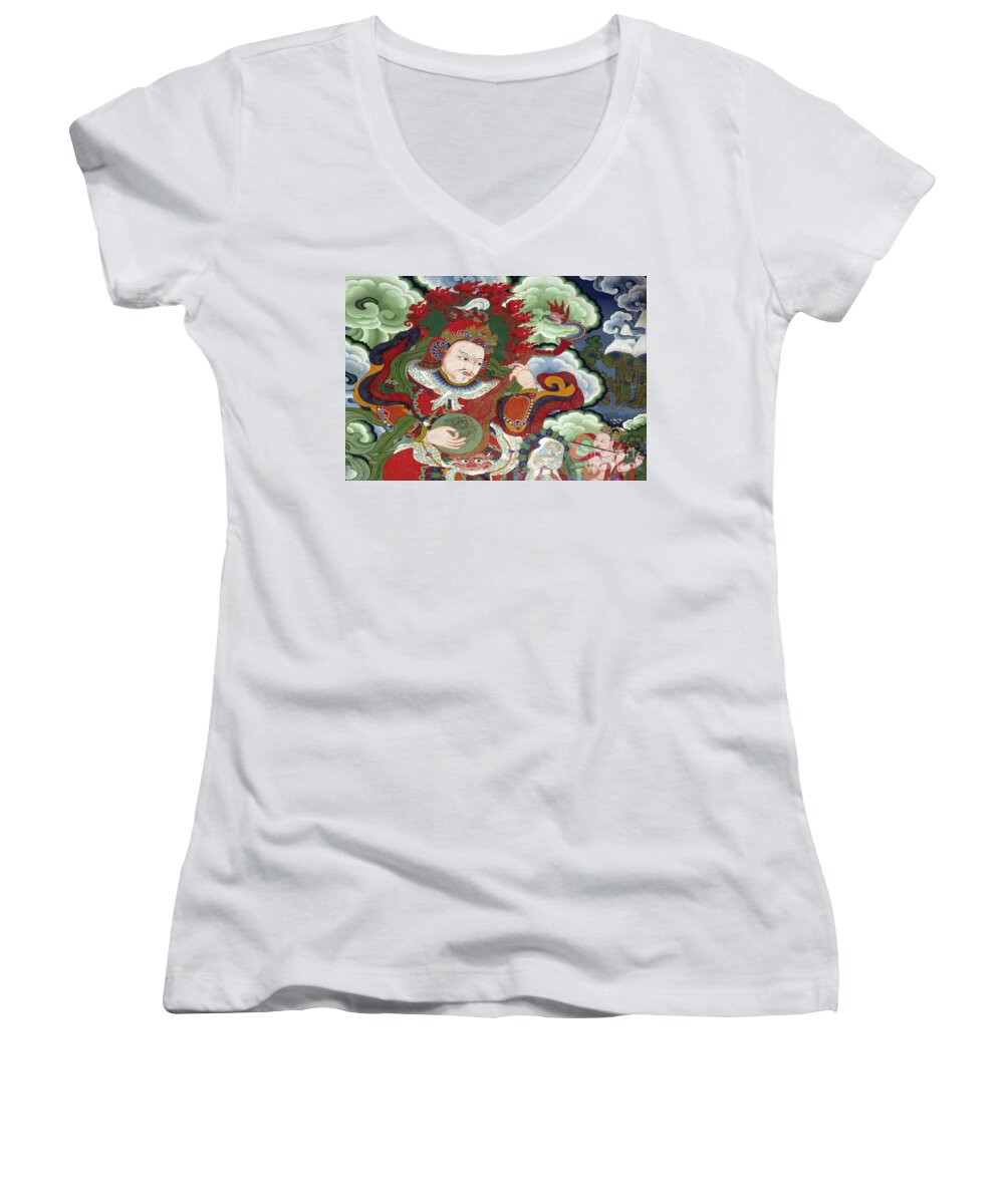 India Women's V-Neck featuring the photograph Ladakh_17-5 by Craig Lovell