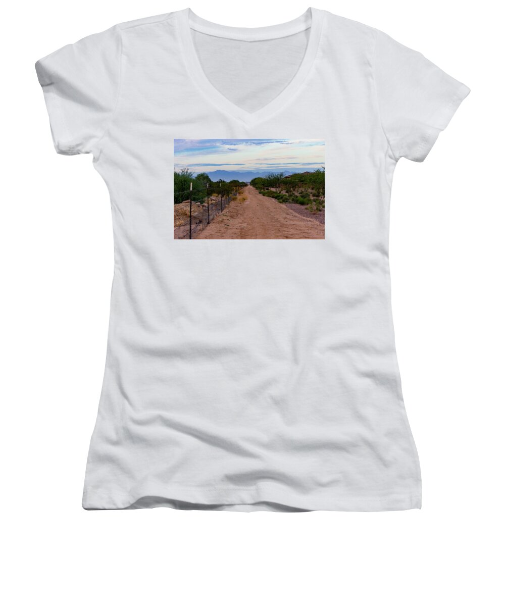 Gilbert Women's V-Neck featuring the photograph My City by Douglas Killourie