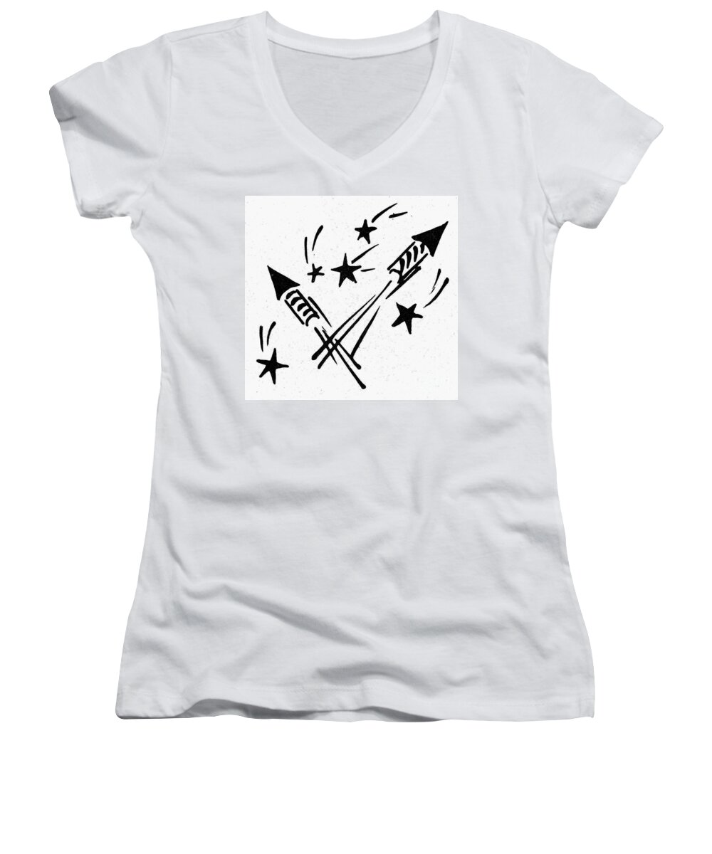 America Women's V-Neck featuring the photograph Symbol: Independence Day by Granger