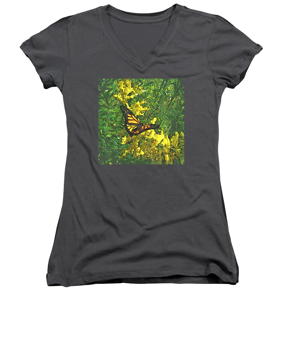 Digital Art Women's V-Neck featuring the photograph Royalty by Al Harden