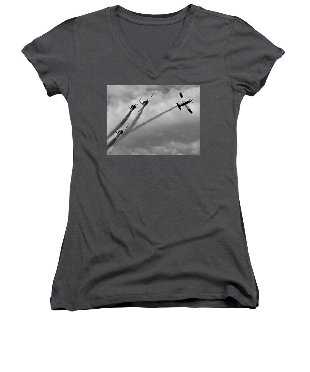 South Africa Women's V-Neck featuring the photograph Breaking Away by Paul Job