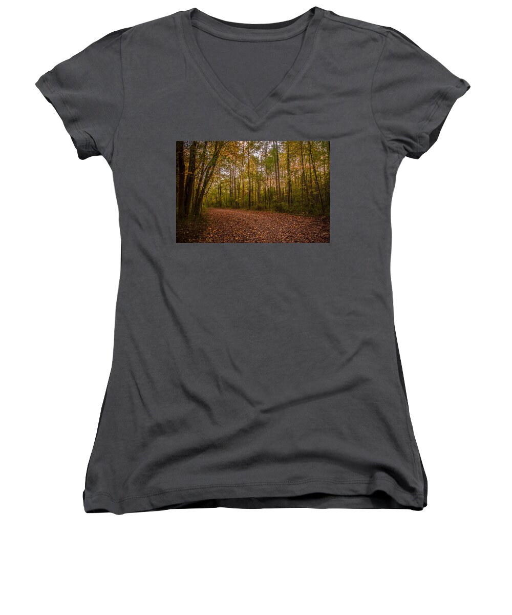 Pennsylvania Women's V-Neck featuring the photograph Carpeted by Kristopher Schoenleber