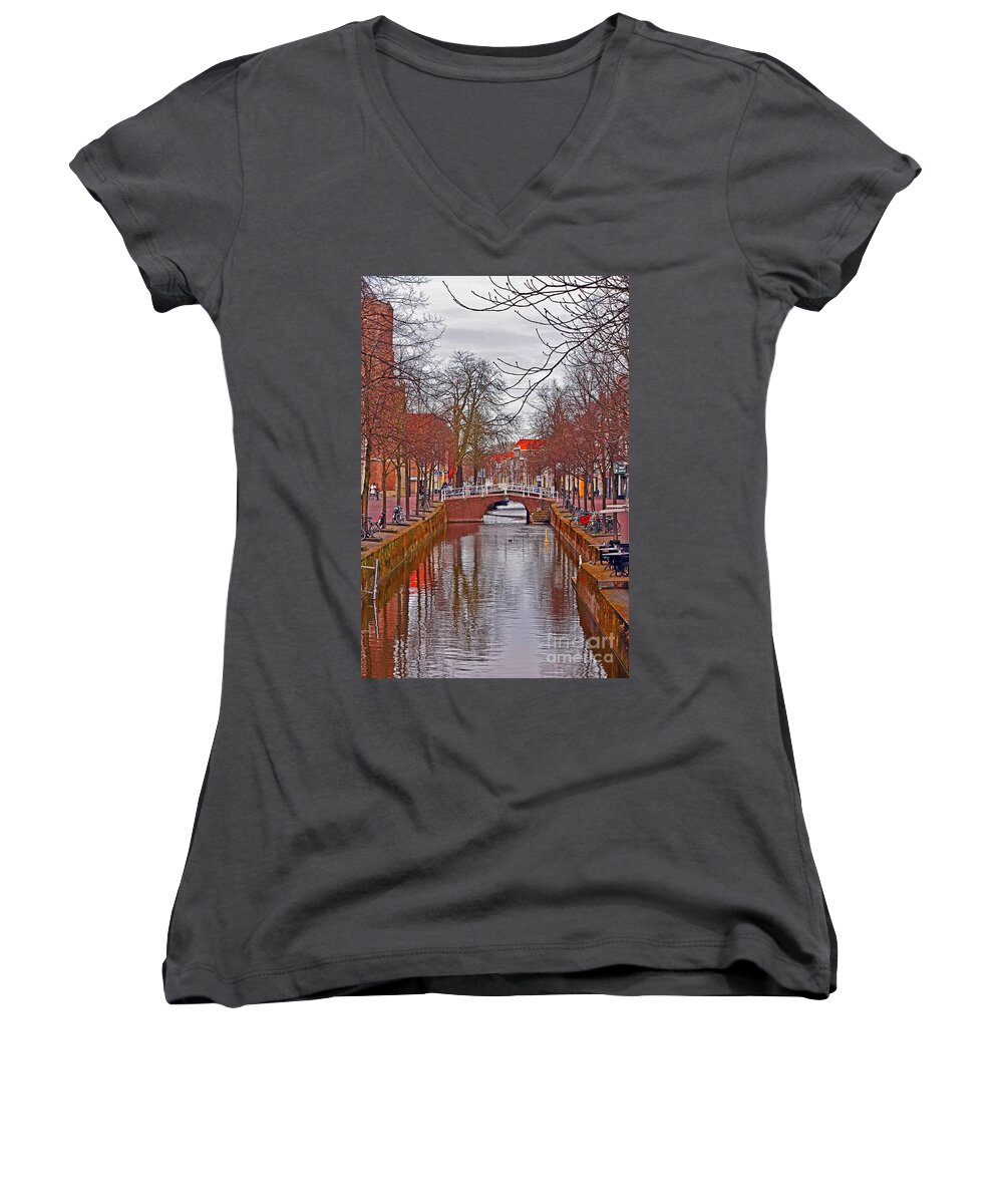 Travel Women's V-Neck featuring the photograph Dutch Tradition by Elvis Vaughn