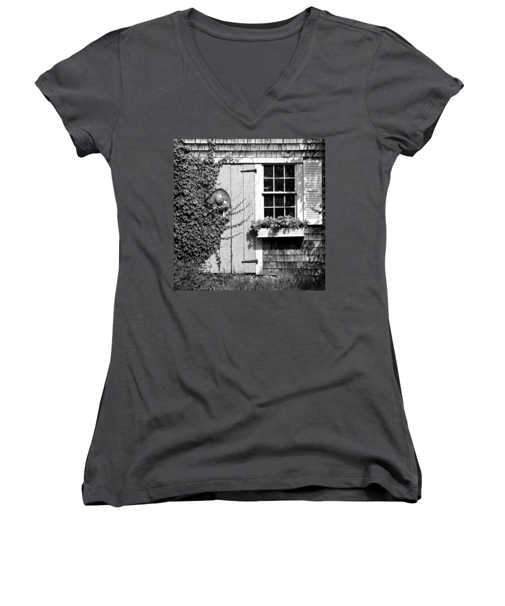 Mill Women's V-Neck featuring the photograph Mill Way by Charles Harden