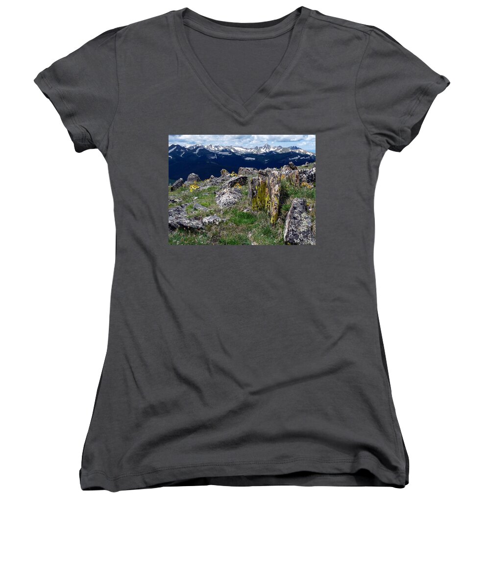 Never Women's V-Neck featuring the photograph Tundra Views by Tranquil Light Photography