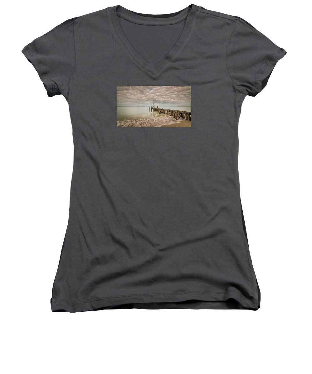 Landscapes Women's V-Neck featuring the photograph Untitled #15 by Bill Martin