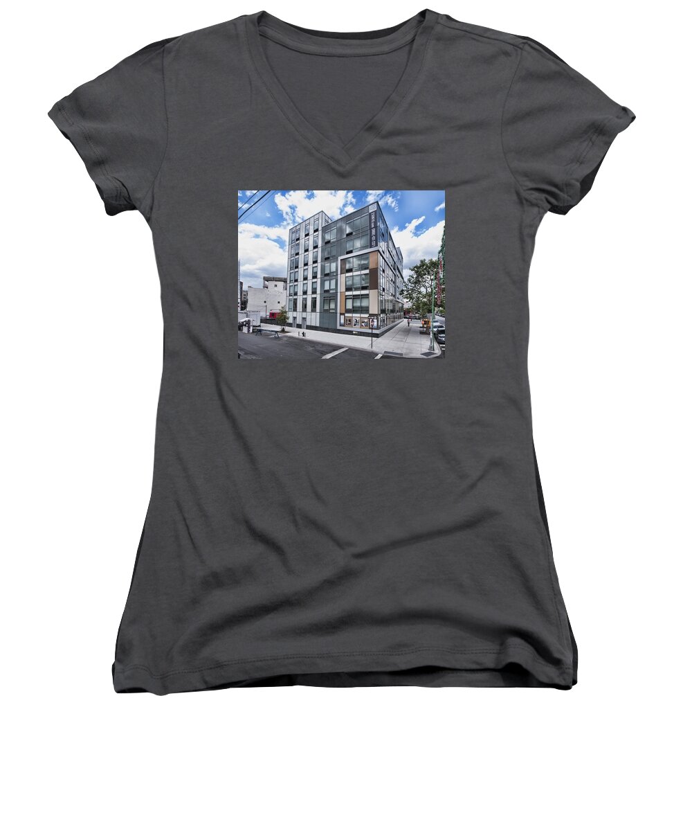  Women's V-Neck featuring the photograph 250n10 #4 by Steve Sahm