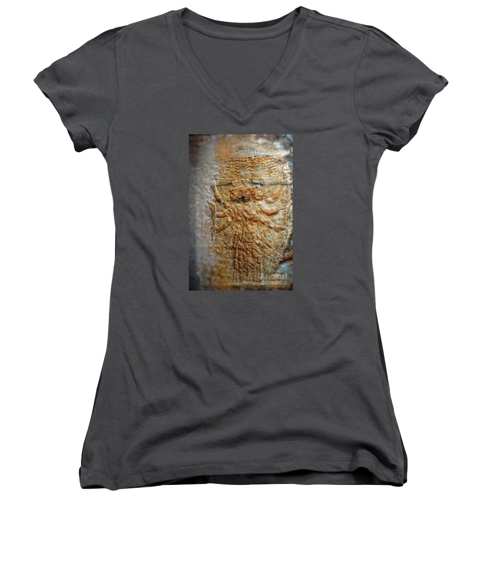 Turkey Women's V-Neck featuring the photograph Ephesus #3 by HD Connelly