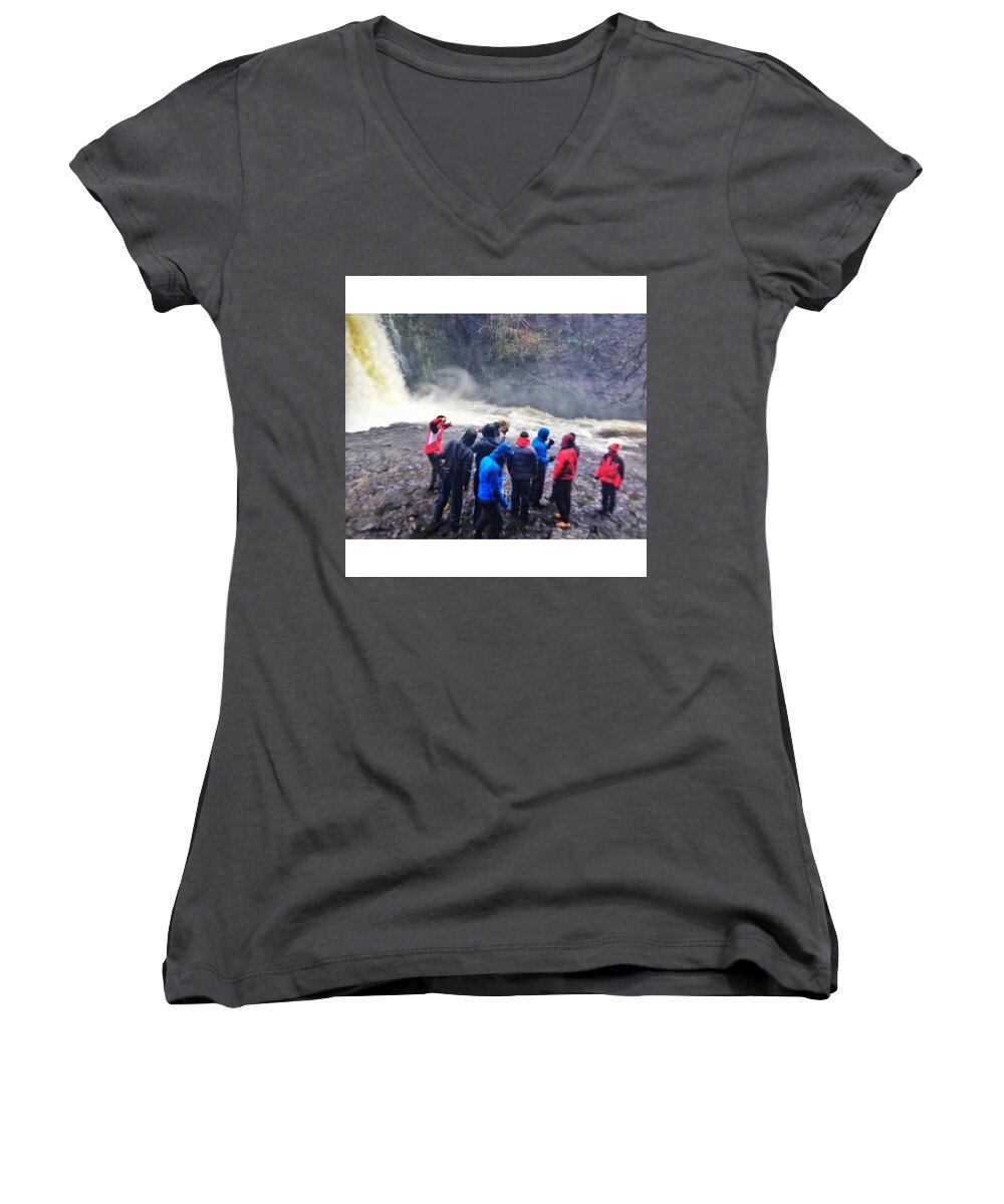 Collegelife Women's V-Neck featuring the photograph Brecon Beacons #7 by Tai Lacroix