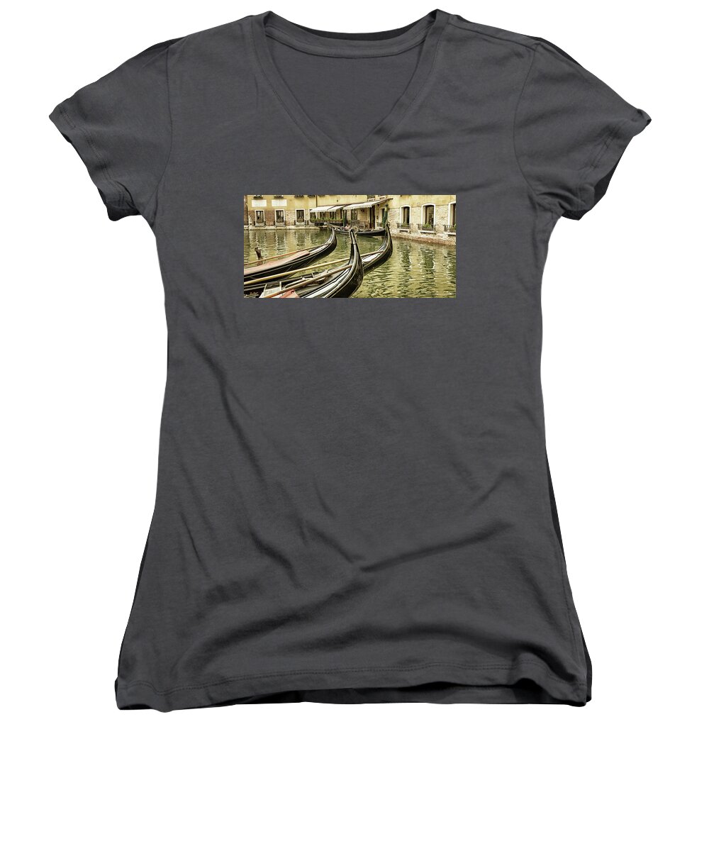 Venice Women's V-Neck featuring the photograph Photographer #9 by Matthew Pace