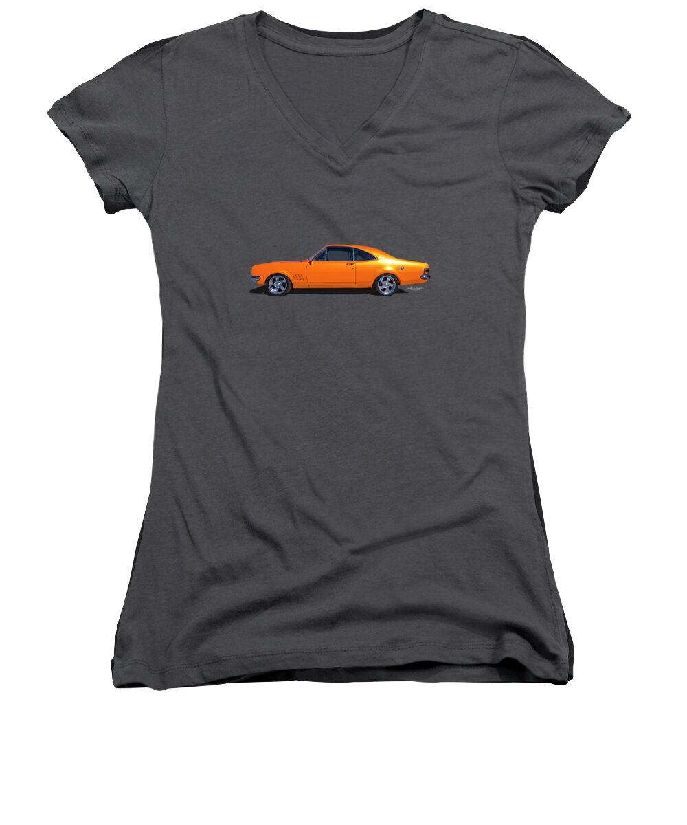 Car Women's V-Neck featuring the photograph Aussie Classic by Keith Hawley