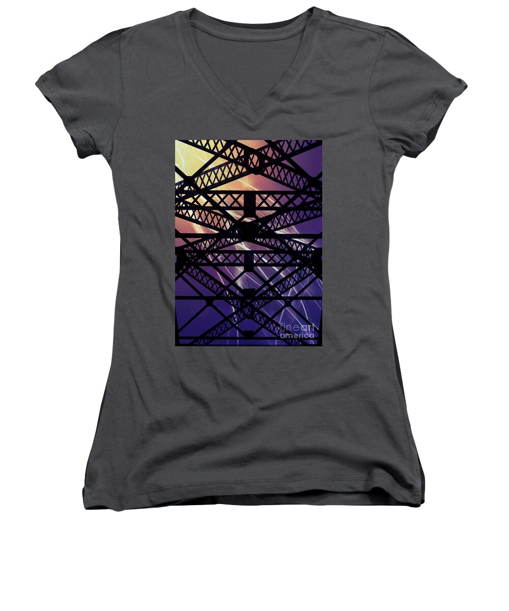 1000 Views Women's V-Neck featuring the photograph Beyond Your Outer Limits by Jenny Revitz Soper