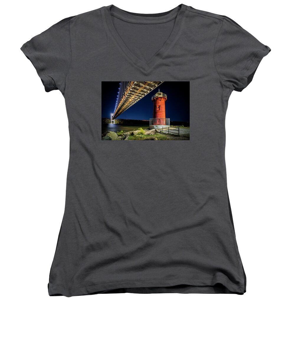 Catalog Women's V-Neck featuring the photograph Down Under by Johnny Lam