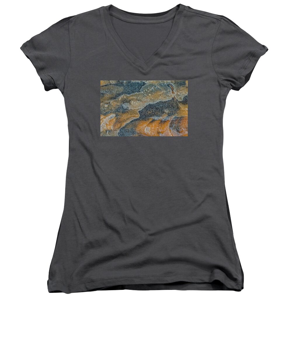 Gems Women's V-Neck featuring the photograph Earth Portrait 283 by David Waldrop
