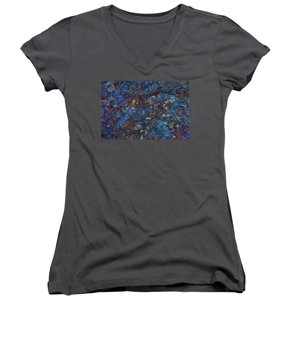 Rock Women's V-Neck featuring the photograph Earth Portrait by David Waldrop