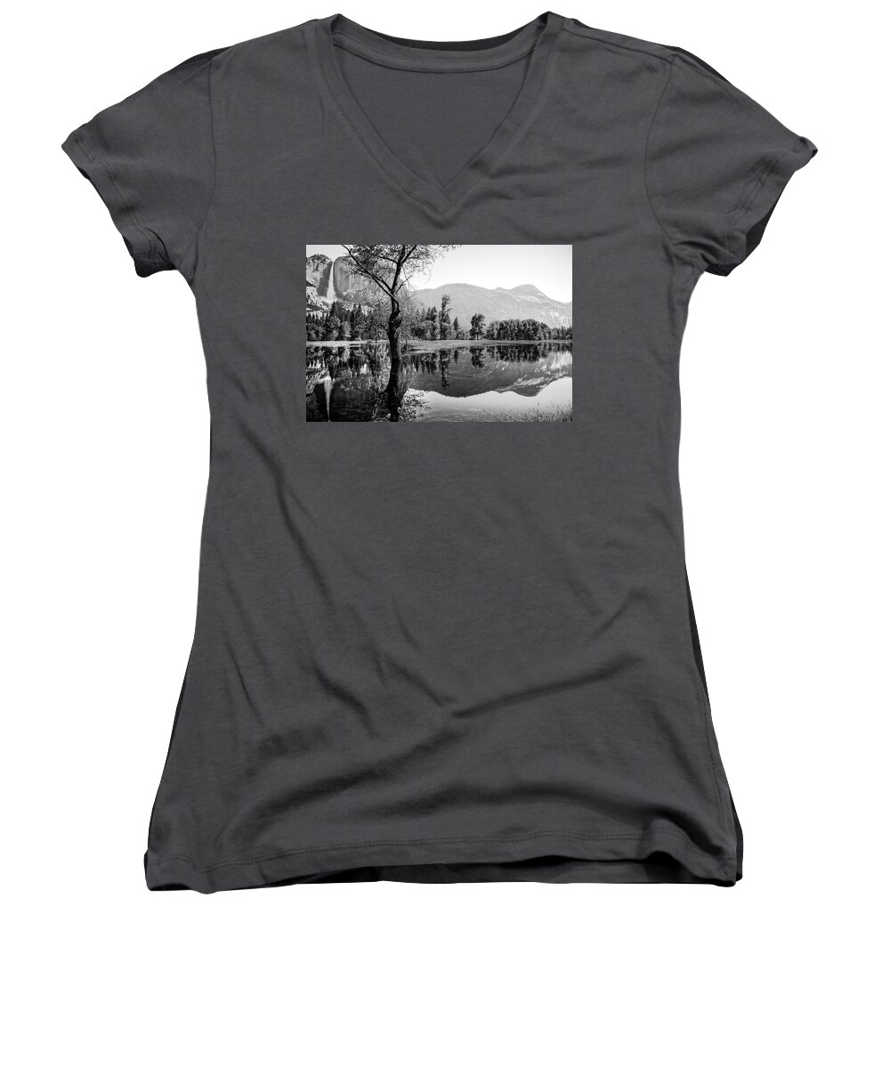Yosemite Women's V-Neck featuring the photograph Ephemeral by Ryan Weddle