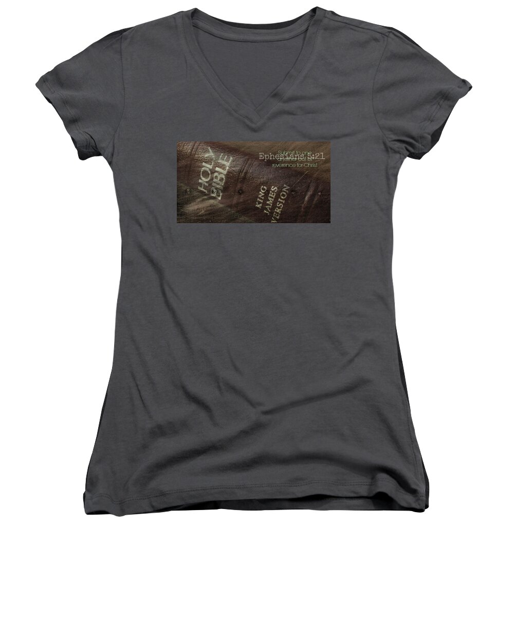  Women's V-Neck featuring the photograph Friendship206 by David Norman