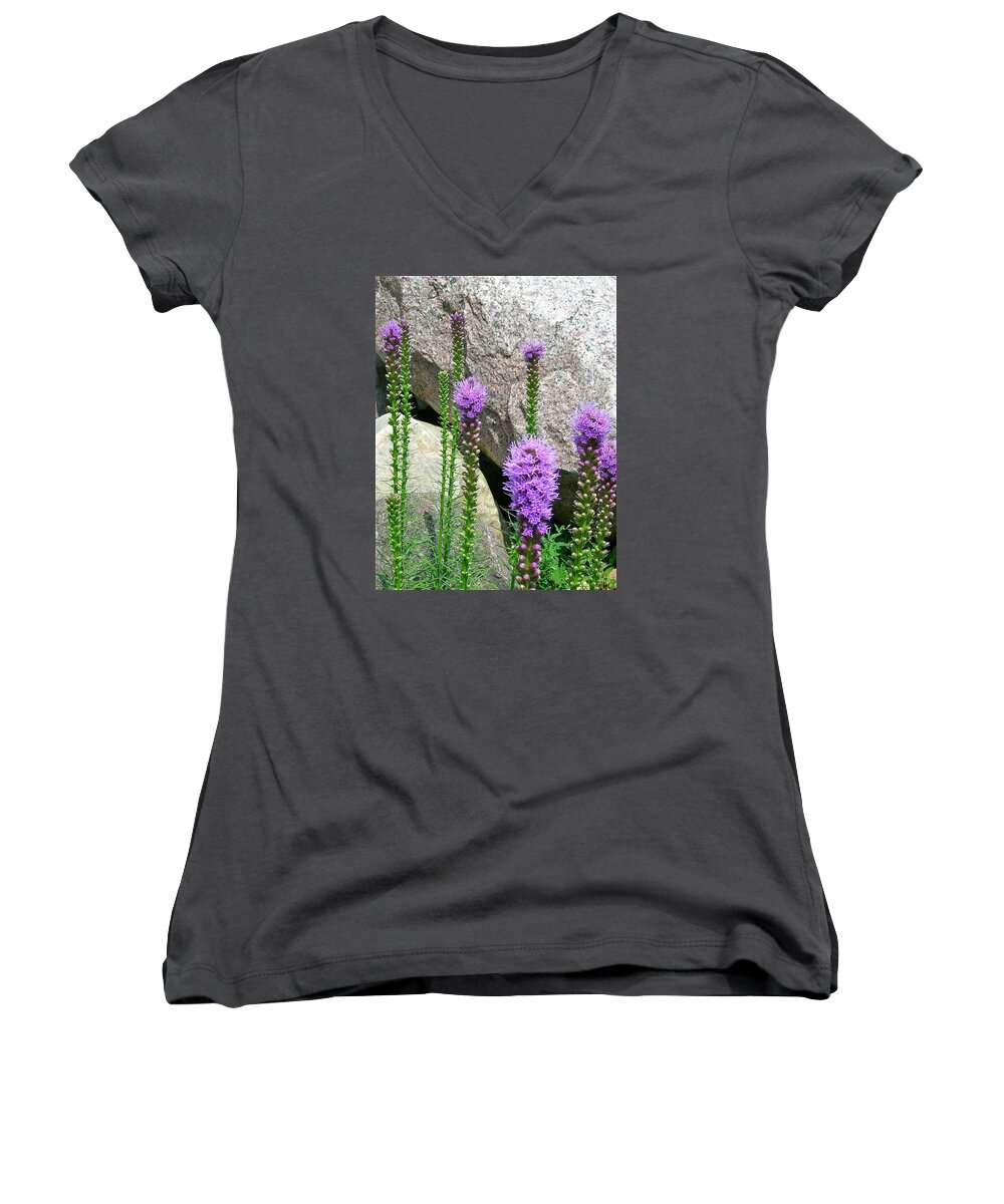 Floral Women's V-Neck featuring the photograph Inspired by Randy Rosenberger