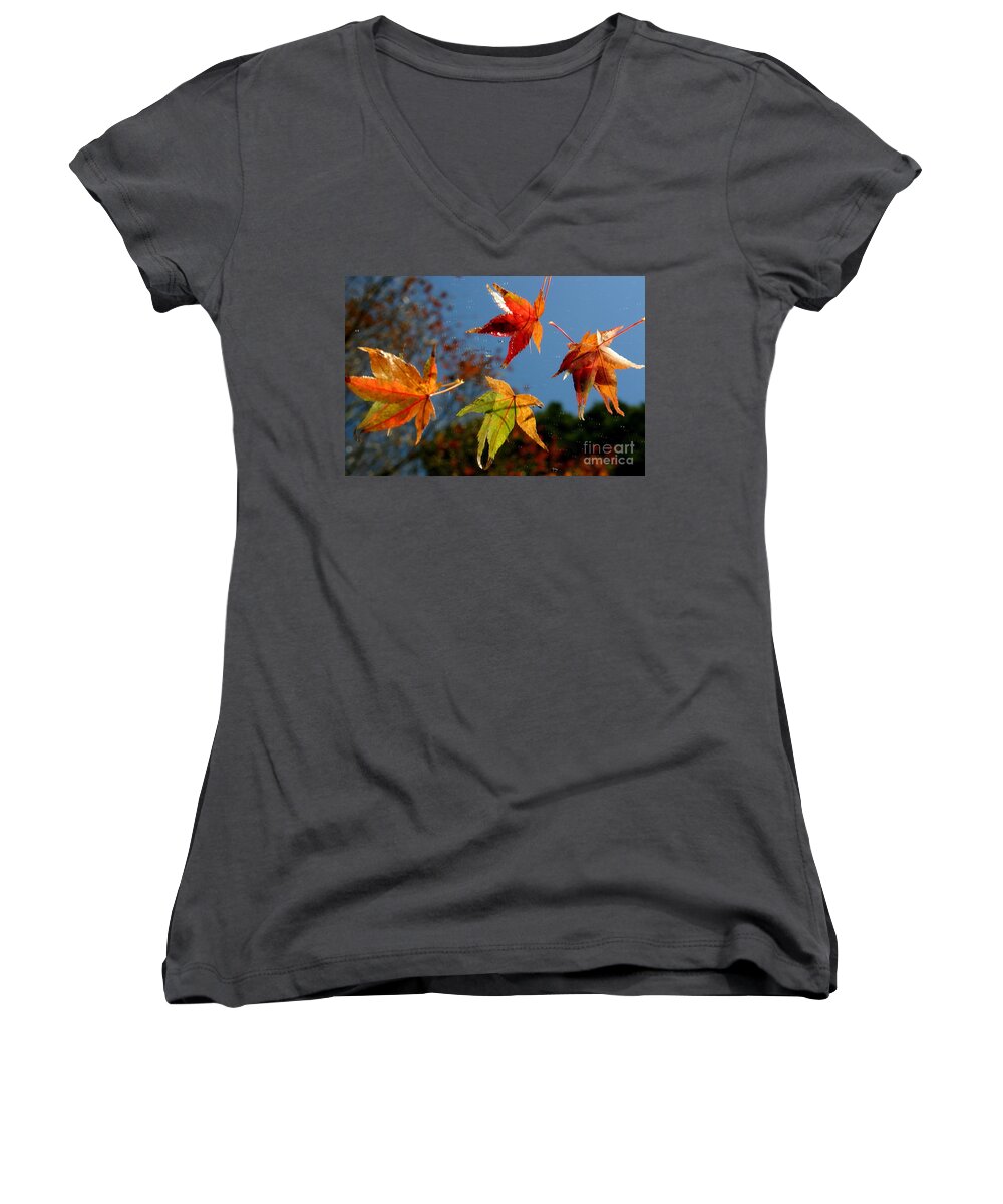 Play Women's V-Neck featuring the photograph Let's Play by Marie Neder