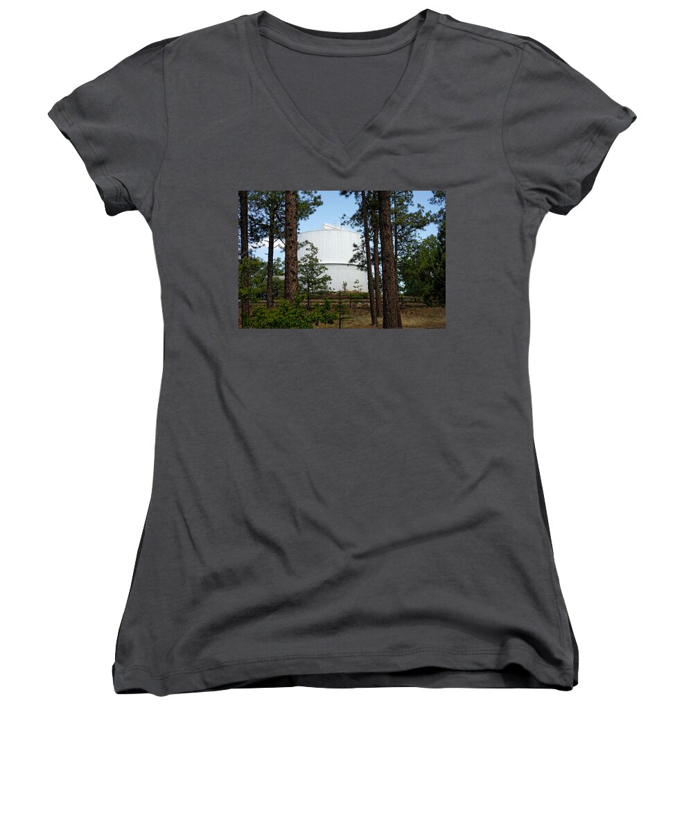  Women's V-Neck featuring the photograph Lowell by Carl Wilkerson