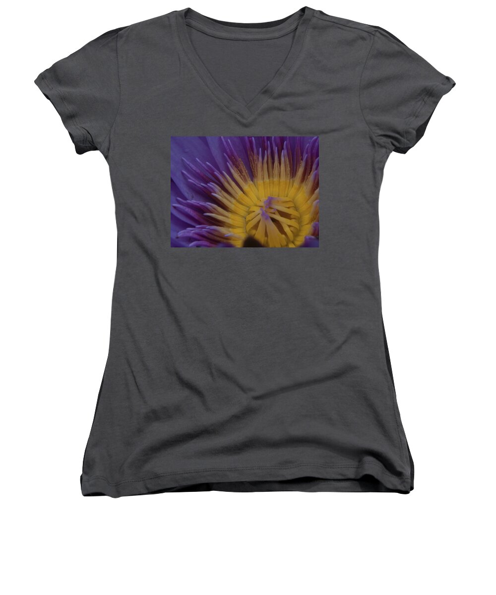 Flowers Women's V-Neck featuring the photograph Natural Colors by Stewart Helberg